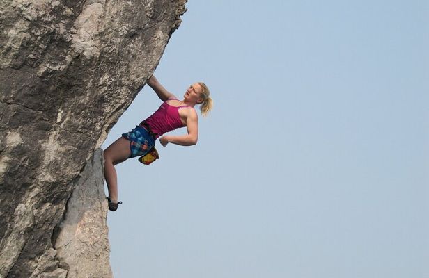 Full day deep water soloing - Kayaking in Cat Ba - Ha Long Bay.