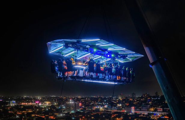 FlyDining: 4 Courses Dinner with City Lights & Ocean Breeze