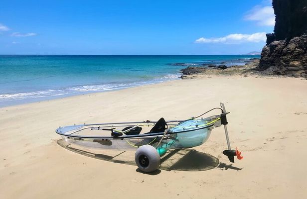 Fuerteventura Transparent Electric Kayaks with Guide