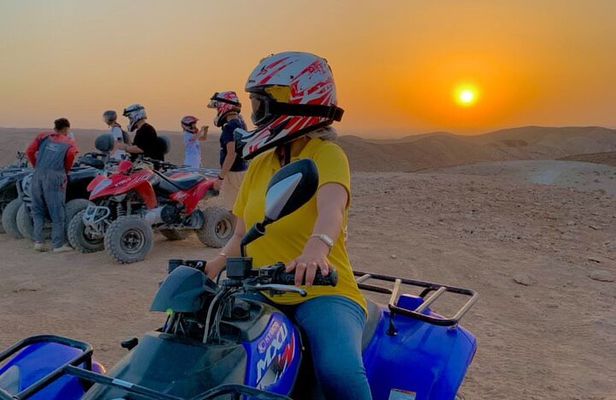 Agafay Desert from Marrakech: Quad bike, Camel ride, Dinner show