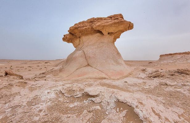 Doha West Qatar Richard Serra Sculpture, Mushroom Rock Tour