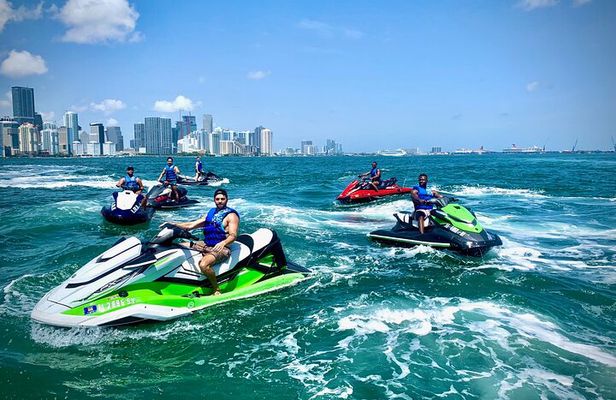 Miami and Biscayne Bay Jetski Experience