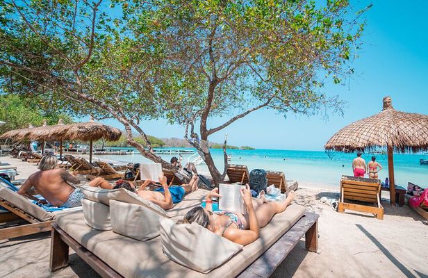 Enjoy a day on a private island in the Rosario Islands