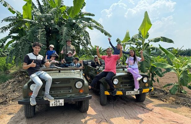 Hanoi Jeep Red River Delta Explore Rural Village See rice Paddies