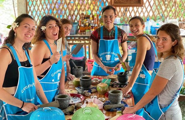 Full Day Thai Cooking and Bua Thong Waterfall in Chiang Mai