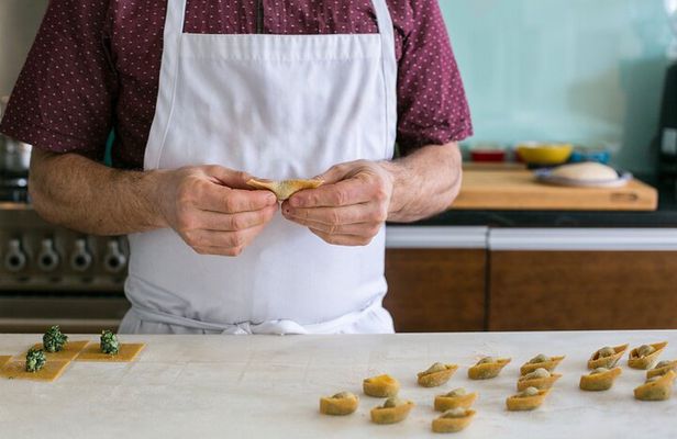 Ravioli Making Class in Palermo and Dessert