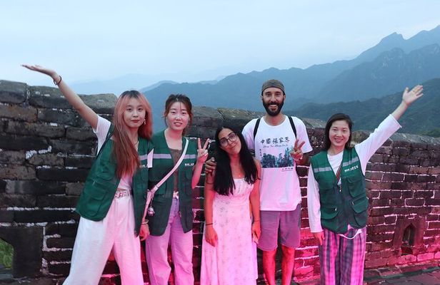 Sunset Glow at Mutianyu Great Wall Night Bus Tour with Ticket