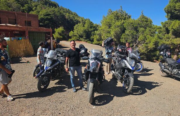 Passenger Motorcycle Tour in the Atlas from Marrakech
