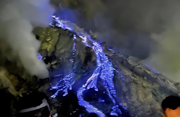 Mount Ijen Sunrise Trek :Blue Flames and Crater views