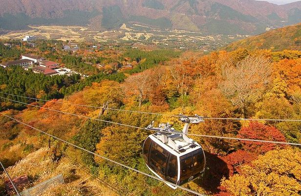 Fuji Day trip to Hakone Pirate Boat Ropeway Gotemba Outlets