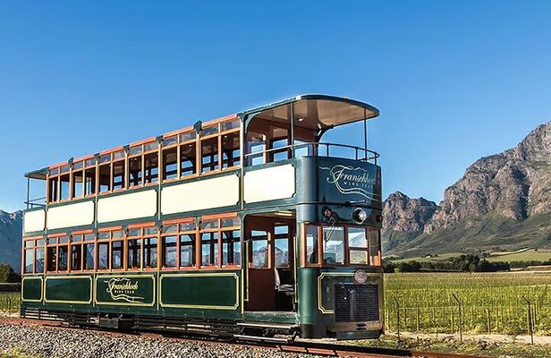  Franschhoek tram 15 Wine tasting Tour from Town & Stellenbosch 