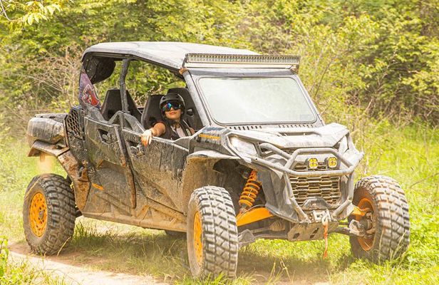 Jungle ATV Waterfall and Zipline Adventure from Panama City