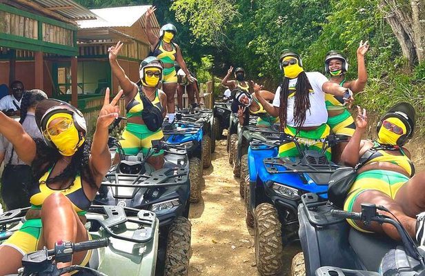 ATV, Bamboo Rafting , Horseback Ride & Blue Hole Falls Ocho Rios
