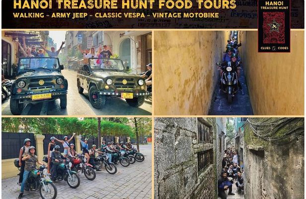 Hanoi Food Food Tour via Jeep, Motorbike or Vespa