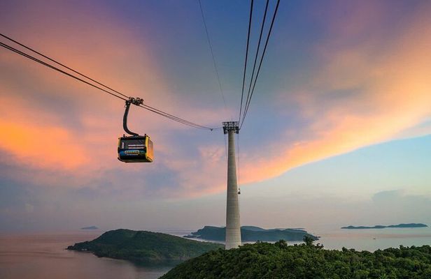 Cable Car and Landscape South in Phu Quoc Island