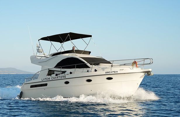 Luxury Rodman 38 Flybridge Private Yacht Charter to Blue Lagoon