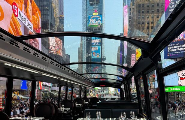 New York City Luxury 4-course Lunch Bus Tour