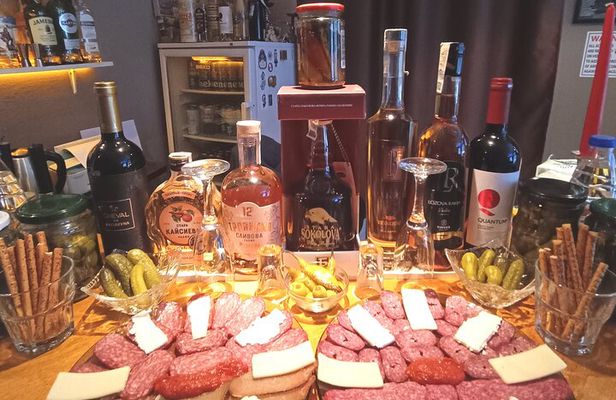 Bulgaria Premium Aged Rakia, Cold Cuts and Pickles Tasting