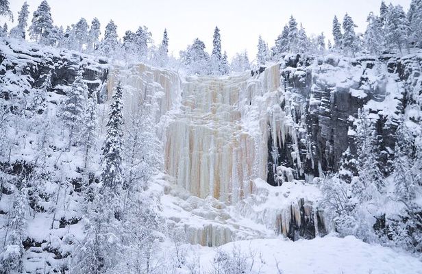 Family-Friendly: Frozen Waterfalls Tour from Rovaniemi