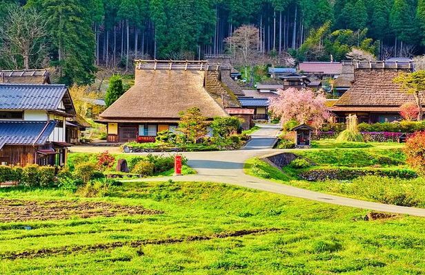 Amanohashidate Ine Funaya Miyama Village No Sato Tour from Osaka