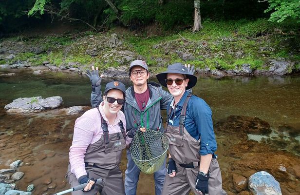 Private Mountain Stream Fishing Experience in Hokkaido