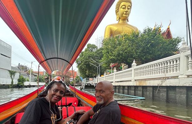 2 Hours Bangkok Canals, Wat Paknam, Wat Arun Temple 
