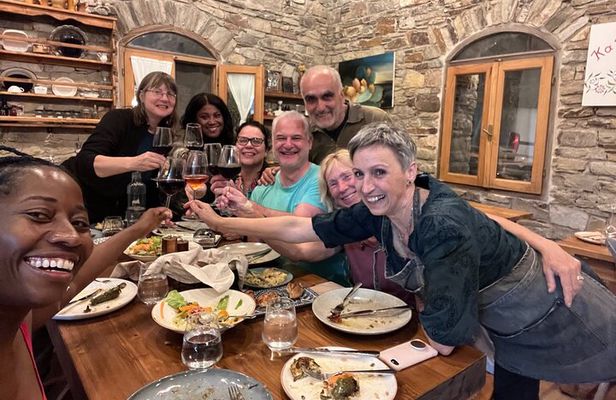 Cooking Lesson at Karimalis Winery in Ikaria