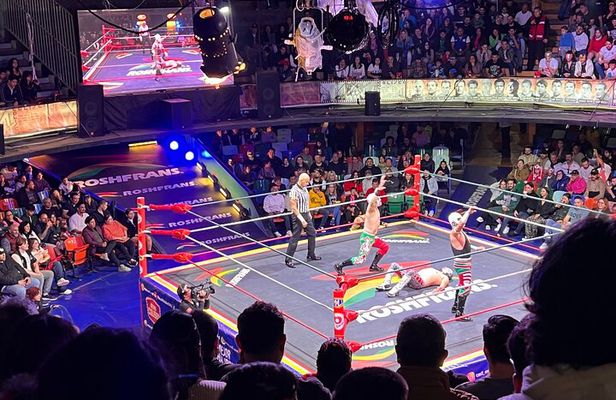 Lucha Libre Saturday Show in Mexico City (SEATS FROM BALCONY)