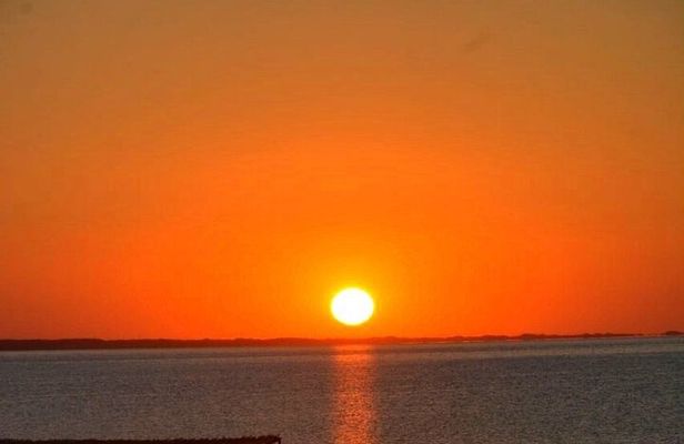 The Beautiful Sunset in Aydarkul Yurt Camp 2 Days 1 night