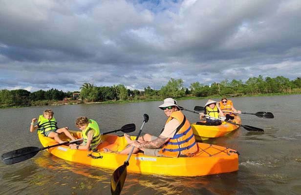 Full Day Experience Mekong River Life By Kayak & Boat.