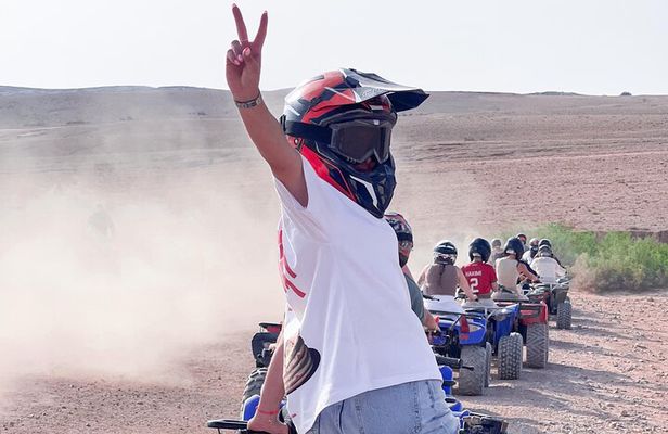 Agafay Desert: Camel Trek, Quad Biking Adventure, Dinner Show