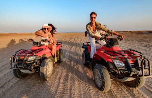 Agafay Desert: Quad Bike & Camel Ride & Magical Diner with Show