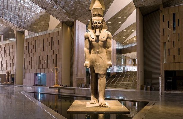 The Grand Egyptian Museum and the Pyramids of Giza Private Tour.