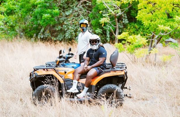 Quad Bike Adventure Boat Cruise and Buffet Day Trip to Akosombo