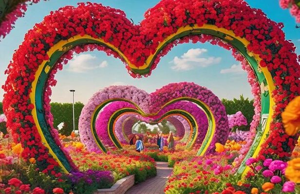 Miracle Garden Ticket Dubai with Private Transfers