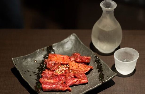 Wagyu BBQ & Sukiyaki with Sake Pairing Experience near Ginza