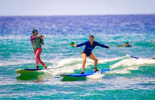 Private 2 hour Surf Lessons with Experienced Coaches