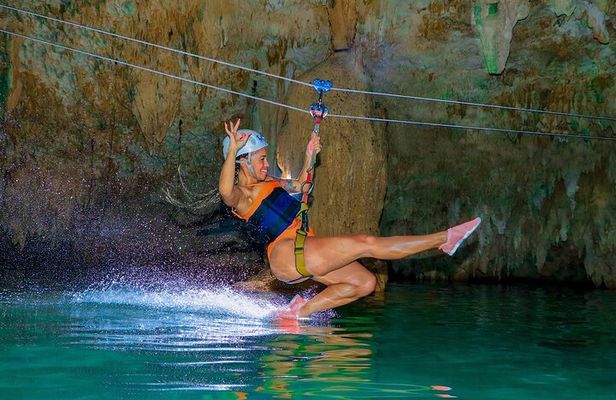 Hidden Cenote Swim, Rappel, Zipline and ATV Outdoor Adventure in Riviera Maya