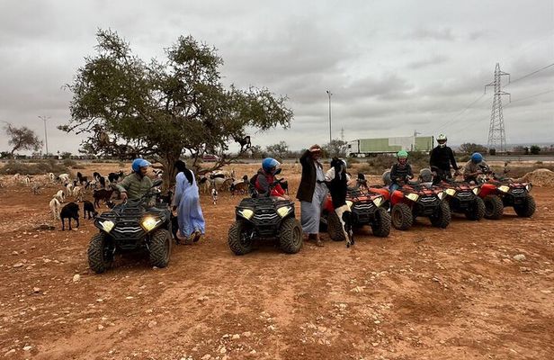 Agafay Agadir Quad Tour with Goats in the Argan Trees + Berber Tea