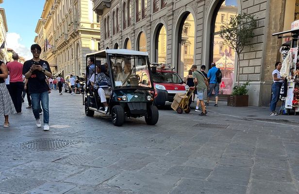 Florence Golf Cart private City tour Center & Michelangelo square