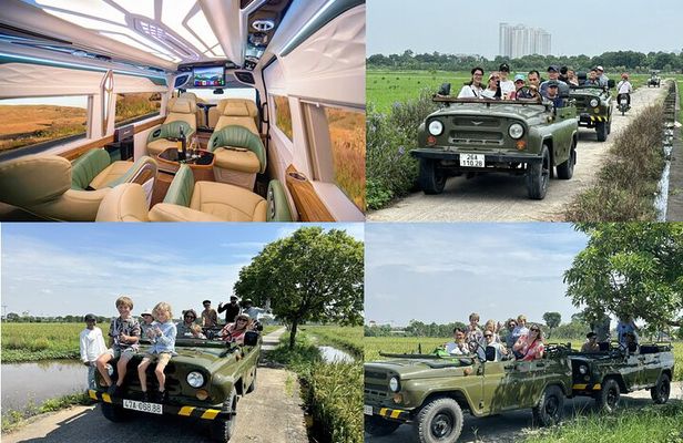Ninh Binh Army Jeep see Highlight Start From Hanoi By Limousine