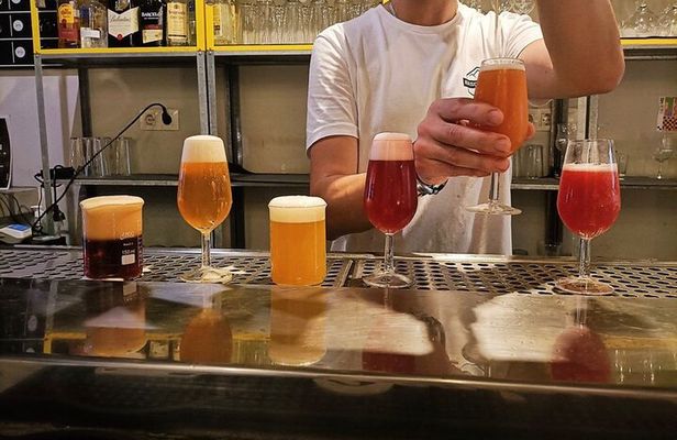 Tasting of craft beers and tapas