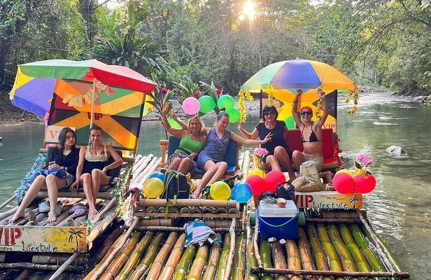 Customized JETSKI and BAMBOO RAFTING + LIME STONE MASSAGE