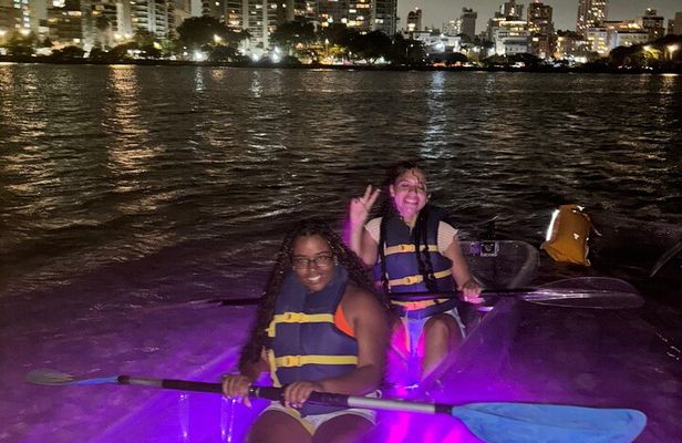 Clear LED Kayaking in Condado Lagoon