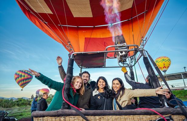 Balloon Ride with Breakfast in Cave from CDMX