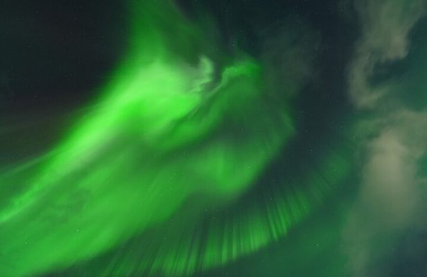 Tromsø: Northern Lights Minibus Small Private Tour Group