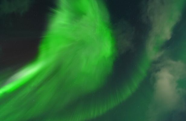 Tromsø: Northern Light tour with free complimentary photos.