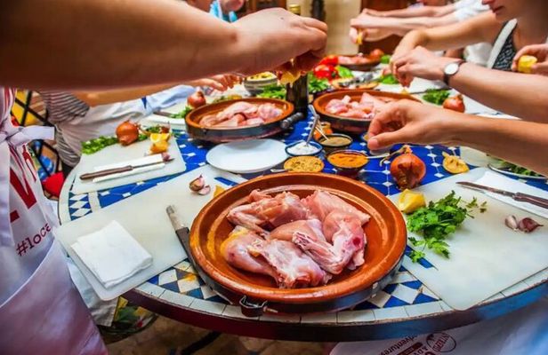 Moroccan Cooking Class and Fez Market Visit and Meal