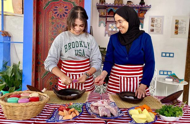 Moroccan Cooking Class with a Local Family & Market Visit