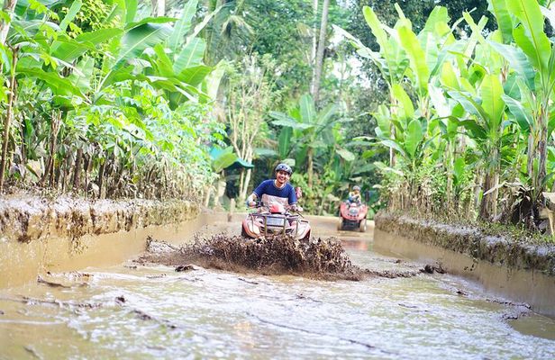 Bali ATV Quad Bike Single with Waterfall and Gorilla Cave+ Lunch